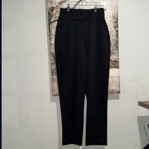 Express Women's Elegant Black Straight Leg Trousers